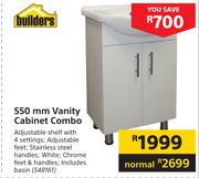 Builders 550mm Vanity Cabinet Combo 548161