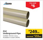 Marley PVC Underground Pipe 19374-Each