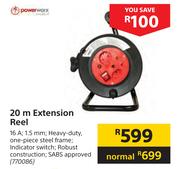 Powerworx 20m Extension Reel 770086