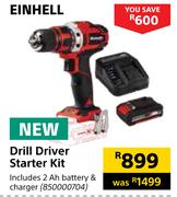 Einhell Drill Driver Starter Kit 850000704