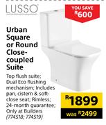 Lusso Urban Square Or Round Close-Coupled Suite