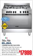 Elba 5 Burner Electric/Gas Oven