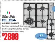 Elba 4 Burner Gas Hob