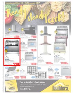 Buliders : Appliance Flyer (14 Nov - 26 Nov 2017), page 1