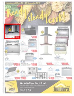 Buliders : Appliance Flyer (14 Nov - 26 Nov 2017), page 1