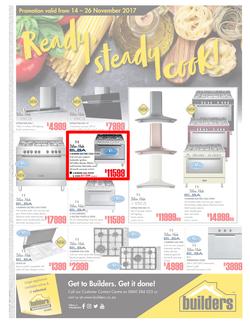 Buliders : Appliance Flyer (14 Nov - 26 Nov 2017), page 1