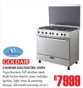 Goldair 5 Burner Gas/Electric Oven