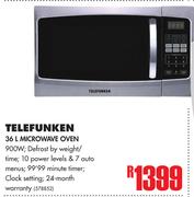 Telefunken 36Ltr Microwave Oven