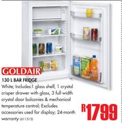 goldair bar fridge white 60l gbf 60