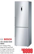 Bosch 320Ltr Double Door Fridge