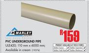 Marley PVC Underground Pipe