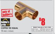 Builders Pride Copper Tee Equal (15mm)