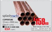 Splash Works Copper tube-Each
