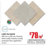 Caro tile Range-Per Sqm