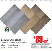 Barnyard Tile Range-Per Sqm