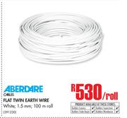 Aberdare Flat Twin Earth Wire-Per Roll