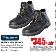 Atlantic Black Boots-Per Pair