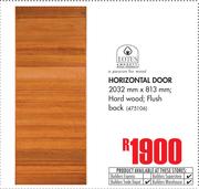 Lotus Horizontal Door