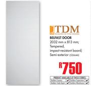 TDM Belfast Door