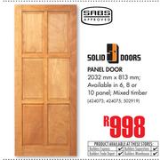 Solid Doors Panel Door