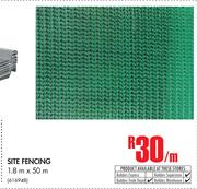 Site Fencing (1.8m x 50m)-Per Meter Square