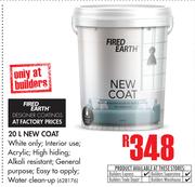 Fired Earth New Coat-20Ltr