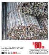 Reinforced Steel REF Y12 (6.0m)-Each