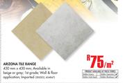 Arizona Tile Range 430mm x 430mm-Per Sqm