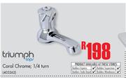 Triumph Coral Chrome 1/4 Turn