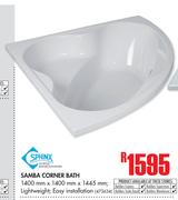 Sphinx Samba Corner Bath 1400mm x 1400mm x 1445mm