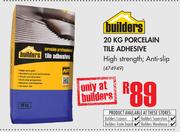 Builders Porcelain Tile Adhesive-20Kg