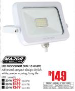 Major Tech 50W LED Floodlight Slim 10 White