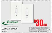 Crabtree Complete Switch-Each