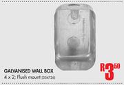 Galvanised Wall Box