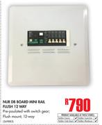 NUR DB Board Mini Rail Flush 12 Way
