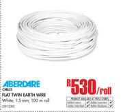 Aberdare Cables Flat Twin Earth Wire-Per Roll