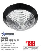 Bright Star Outdoor Bulk Head RND BH066 BLK