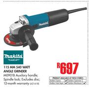 Makita 115MM 540 Watt Angle Grinder MO901B