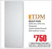 TDM Belfast Door