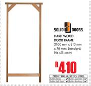 Solid Doors Hard Wood Door Frame