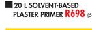 Fired Earth 20ltr Solvent-Based Plaster Primer