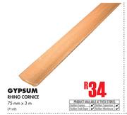 Gypsum Rhino Cornice 75mm x 3m