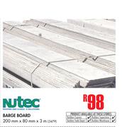 Nutec Barge Board 200mm x 80mm x 3m