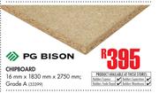 PG Bison Chipboard 1830mm x 2750mm x 16mm