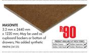 Masonite 3.2mm x 2440mm x 1220mm