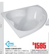 Sphinx Samba Corner Bath 1400mm x 1400mm x 1445mm