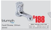 Triumph Coral Chrome 1/4 Turn