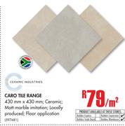 Caro Tile Range 430mm x 430mm-Per Sqm
