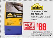 Builders Porcelain Tile Adhesive-20kg