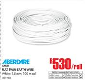 Aberdare Flat Twin Earth Wire-Per Roll